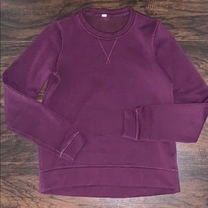 Lululemon Burgundy Cassis Neoprene Fleece Pullover